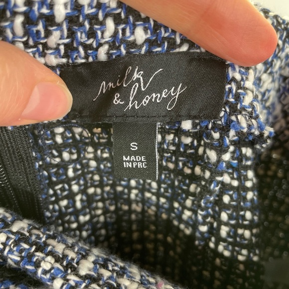 Milk&Honey Blue Mini Skirt Small Women’s - Picture 3 of 12